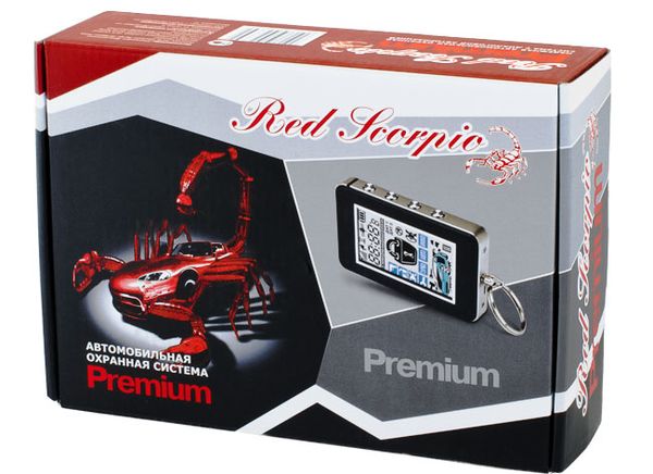 Автосигнализация с 2-ух стороней связью и автозапуском Red Scorpio Premium Red Scorpio Premium. Технические характеристики Premium.